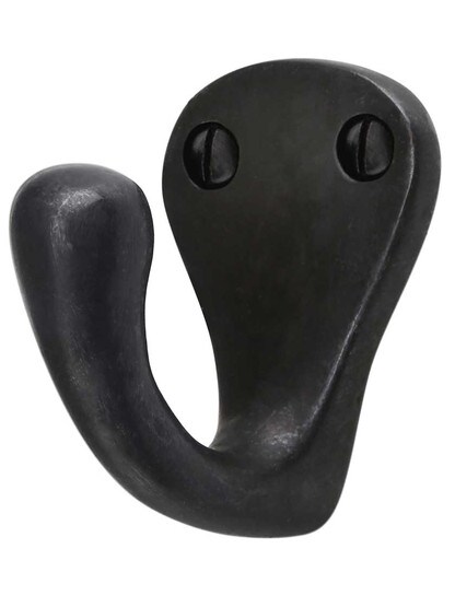 Solid-Bronze Coat Hook.